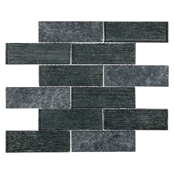Andova Tiles SAMPLE Bovard 2 x 6 Glass Brick Joint Mosaic Tile SAM-ANDBOV197 - main